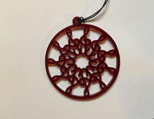 Load image into Gallery viewer, Treble Clef Circle Acrylic Ornament
