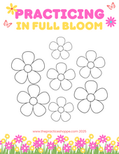 Load image into Gallery viewer, Practicing in Full Bloom Practice Charts (Digital Download)