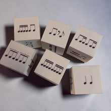 Load image into Gallery viewer, Foam Twinkle Rhythm Dice - 2 inches