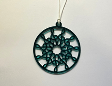 Load image into Gallery viewer, Treble Clef Circle Acrylic Ornament
