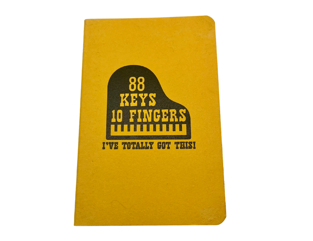 Mini Pocket Notebook Journal - 88 Keys