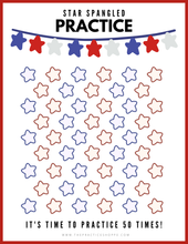 Load image into Gallery viewer, Star Spangled Practice Charts (Digital Download)