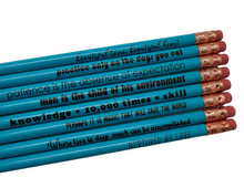 Load image into Gallery viewer, Suzuki Sayings Pencils - Blue