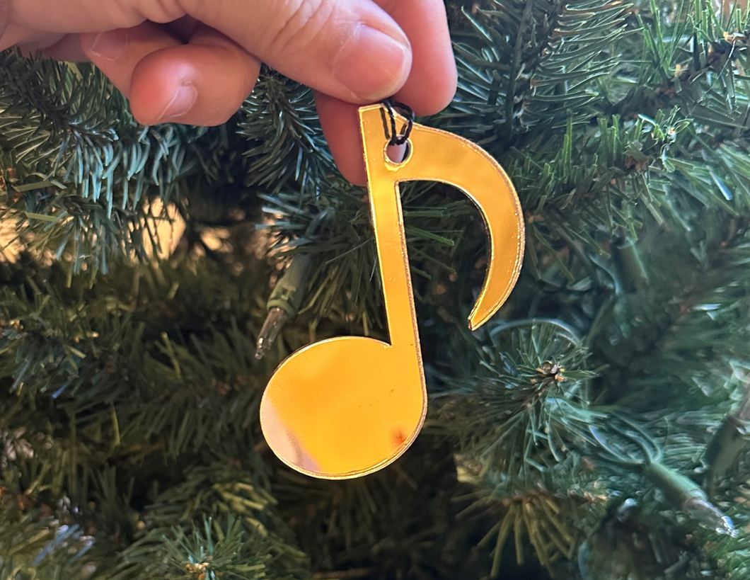 Eighth Note Acrylic Ornament