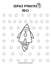 Load image into Gallery viewer, Space Practice Chart (Digital Download)