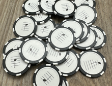 Load image into Gallery viewer, Music Note Practice Chips (all clefs available)