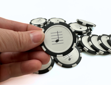 Load image into Gallery viewer, Music Note Practice Chips (all clefs available)