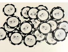 Load image into Gallery viewer, Music Note Practice Chips (all clefs available)