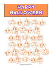 Load image into Gallery viewer, Happy Halloween Practice Charts (Digital Download)

