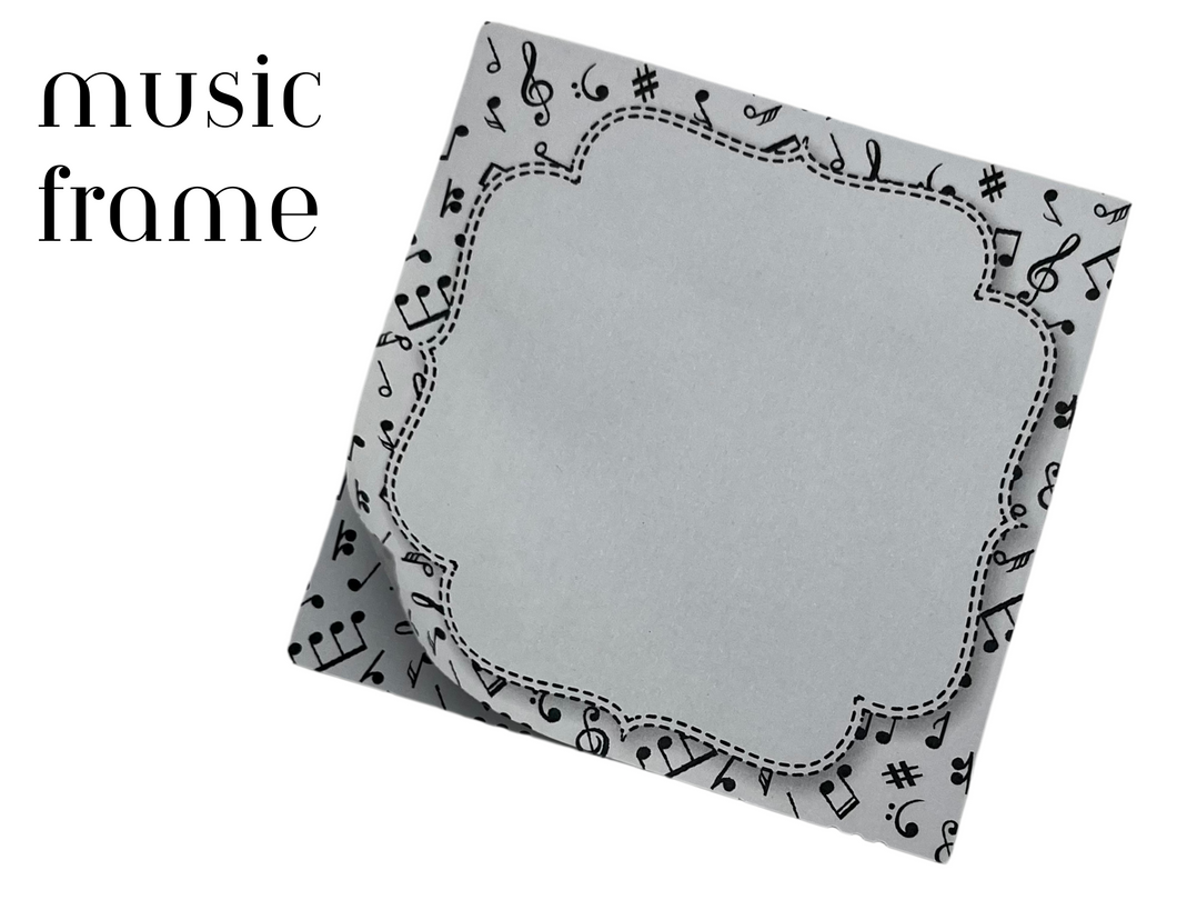 Music Sticky Note - Music Frame