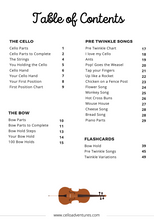 Load image into Gallery viewer, Cello Pretwinkle Workbook