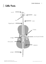 Load image into Gallery viewer, Cello Pretwinkle Workbook
