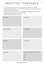 Load image into Gallery viewer, Yearly Practice Planner for Cellists