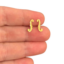 Load image into Gallery viewer, Stainless Steel PS Post Earrings F Holes
