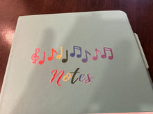 Load image into Gallery viewer, Music Notes Journal
