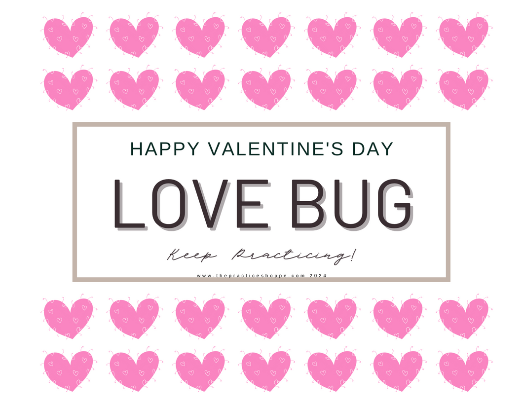 Love Bug Practice Chart (Digital Download)