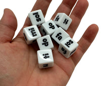 Load image into Gallery viewer, 16 mm Solfege Music Dice - Set of 8