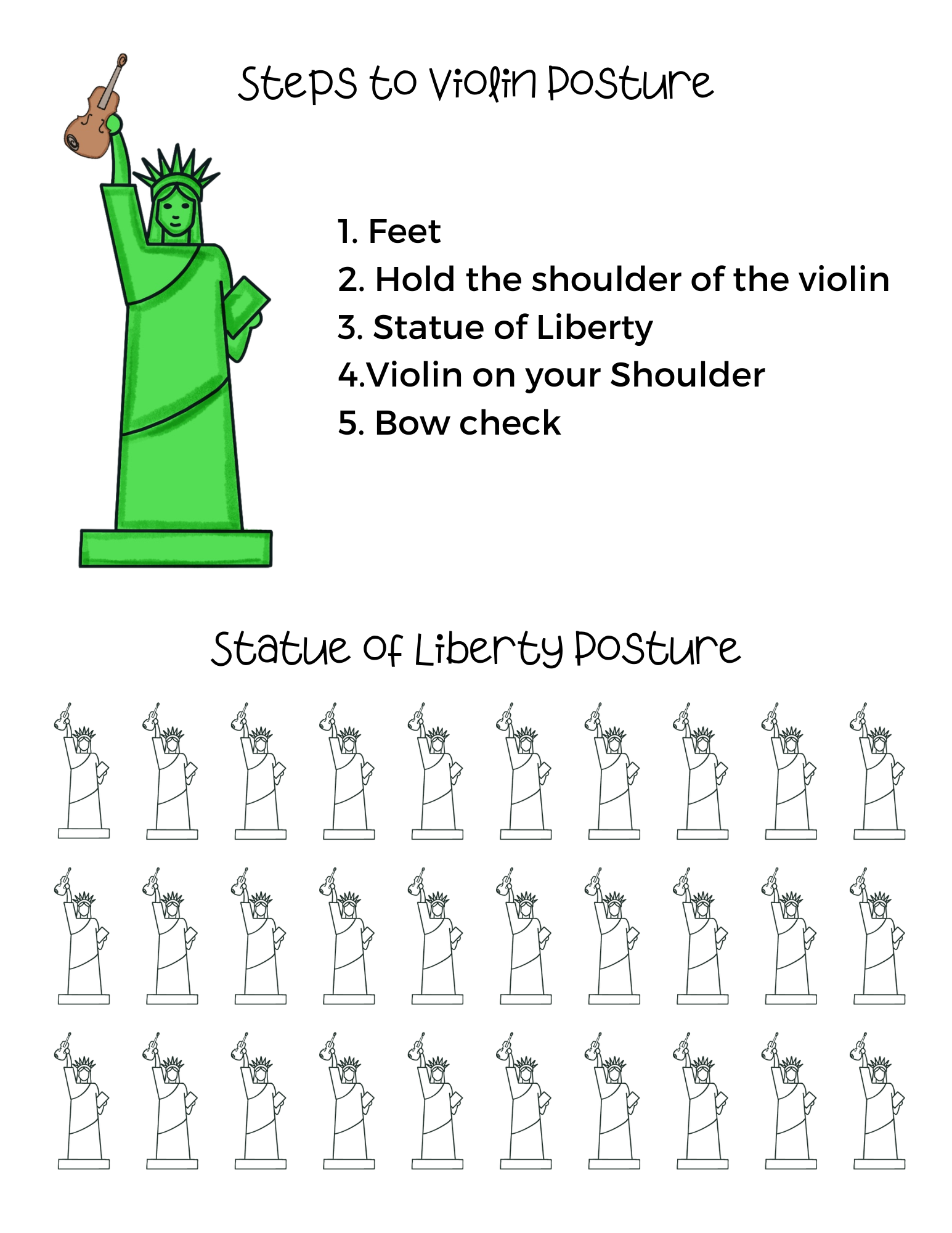Steps to Violin Posture – The Practice Shoppe
