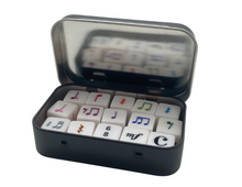 Load image into Gallery viewer, 16 mm Rainbow Rhythm Dice Set with Box
