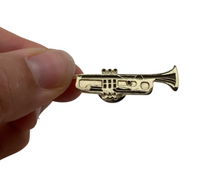 Load image into Gallery viewer, Trumpet Music Lapel Pin
