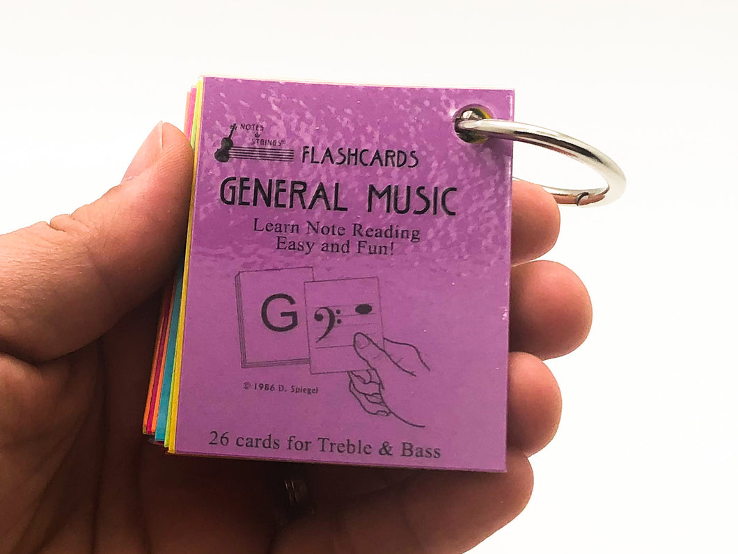 General Music Mini Laminated Flashcards