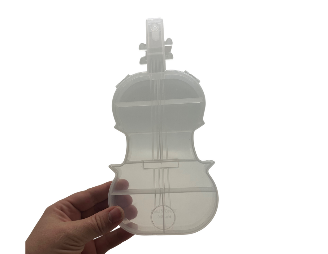 Violin Viola Cello Guitar Shaped Plastic Container