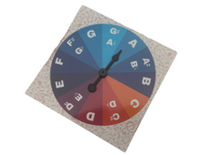 Load image into Gallery viewer, Musical Alphabet Spinners (set of 2)
