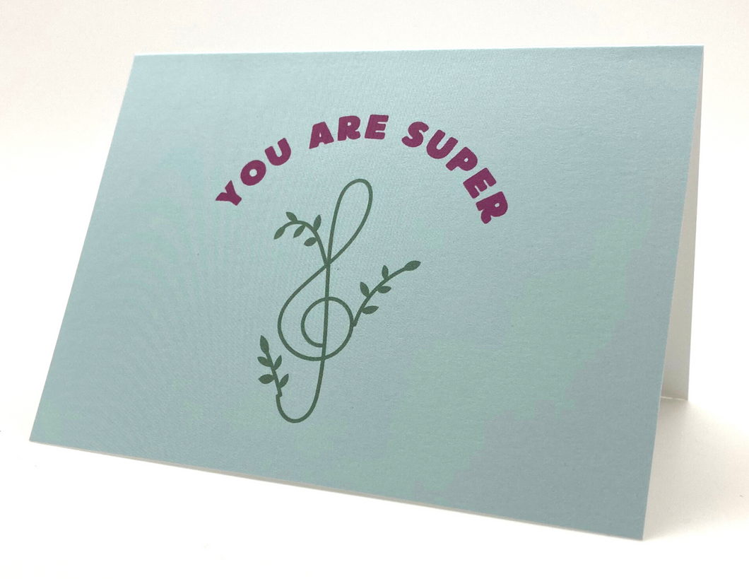 You are Super Note Card - Set of 3