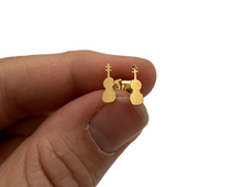 Load image into Gallery viewer, Stainless Steel Post Earrings Violin Viola Cello - Gold
