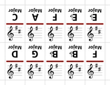 Load image into Gallery viewer, Basic Key Signature Dominoes (Digital Download)