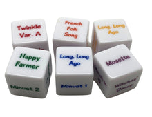 Load image into Gallery viewer, Suzuki Cello Dice Set - Books 1-2