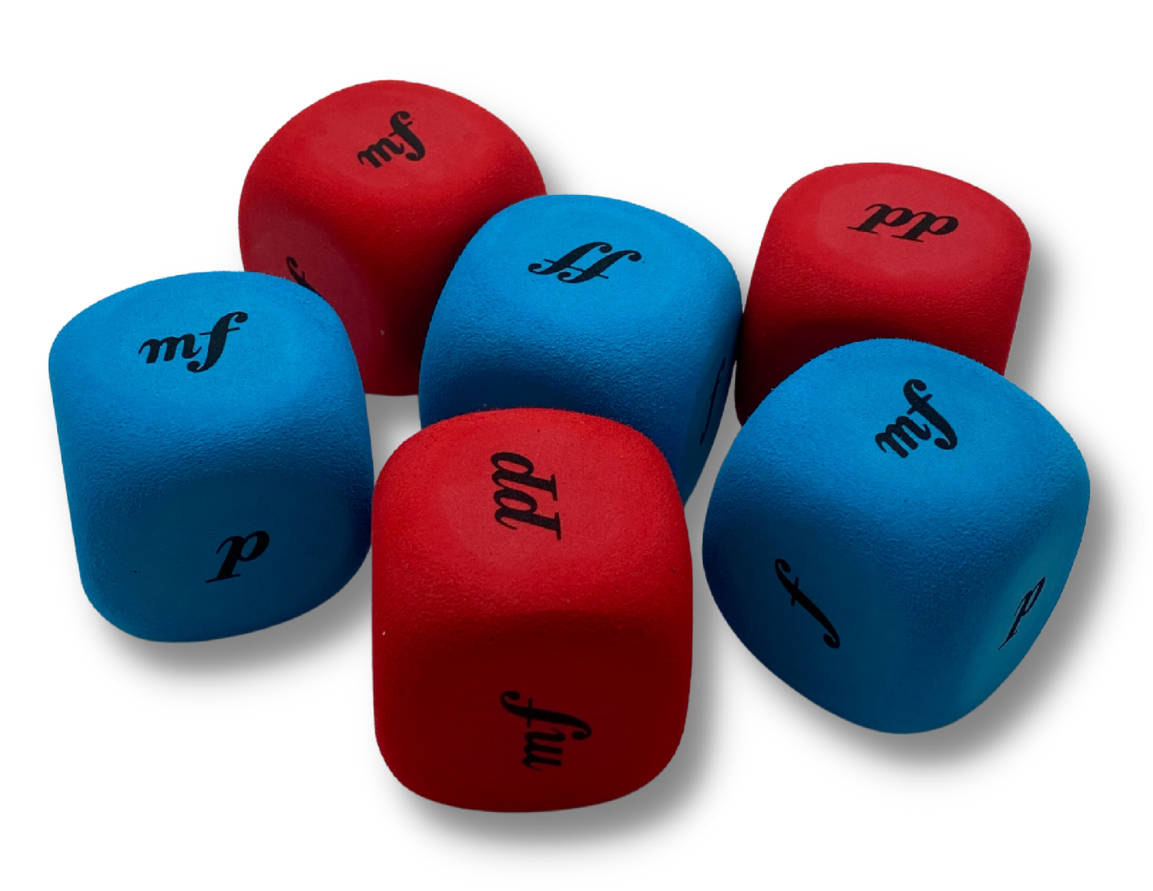 Foam Dynamics Music Dice 2 inches The Practice Shoppe