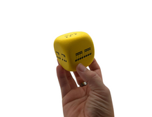 Load image into Gallery viewer, Foam Twinkle Rhythm Dice - 2 inches