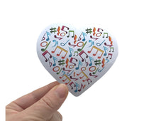 Load image into Gallery viewer, PS Set Heart Music Stickers - set of 10
