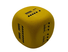 Load image into Gallery viewer, Foam Twinkle Rhythm Dice - 2 inches
