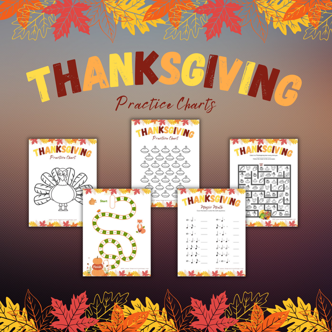 Thanksgiving Chart Bundle
