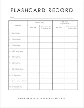 Load image into Gallery viewer, 10 Steps to Note Fluency for Violinists - 18 Sets of Flashcards (Digital Download)