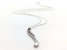 Load image into Gallery viewer, 925 Sterling Silver 32nd Note Swirl Necklace
