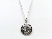 Load image into Gallery viewer, 925 Sterling Silver Notes Circle Necklace

