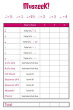 Load image into Gallery viewer, Muszeek - Dark Pink Rhythm Dice Game
