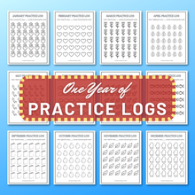 Load image into Gallery viewer, Year of Practice Logs (digital download)
