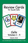 Cello Suzuki Review Cards for Volumes 1-4 - Large