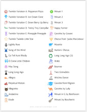 Load image into Gallery viewer, Review Matrix for Suzuki Violin Books 1&2 (Digital Download)