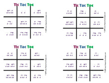 Load image into Gallery viewer, Tic Tac Toe - Purple