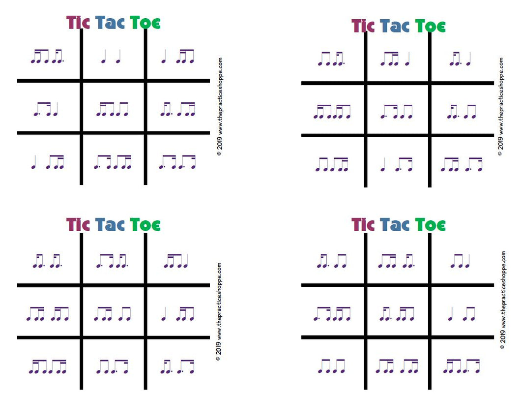 Tic Tac Toe - Purple