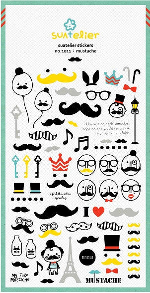 Suatelier Mustache Stickers