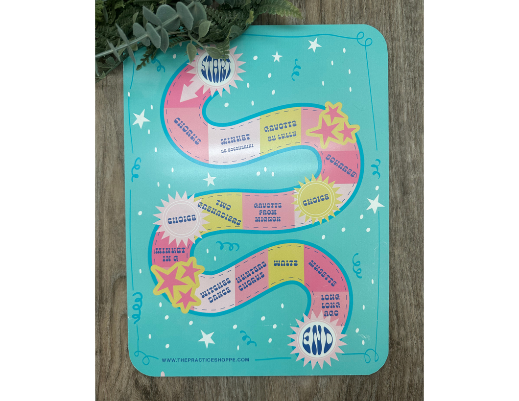 Suzuki Violin Book 2 Review Game Board
