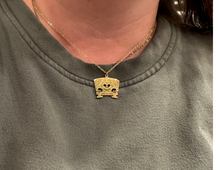 Load image into Gallery viewer, Engraved Violin Bridge Necklace
