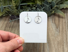 Load image into Gallery viewer, Dangle Fish Hook Stainless Steel Earrings Eighth Note
