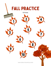 Load image into Gallery viewer, Fall Practice Charts (Digital Download)
